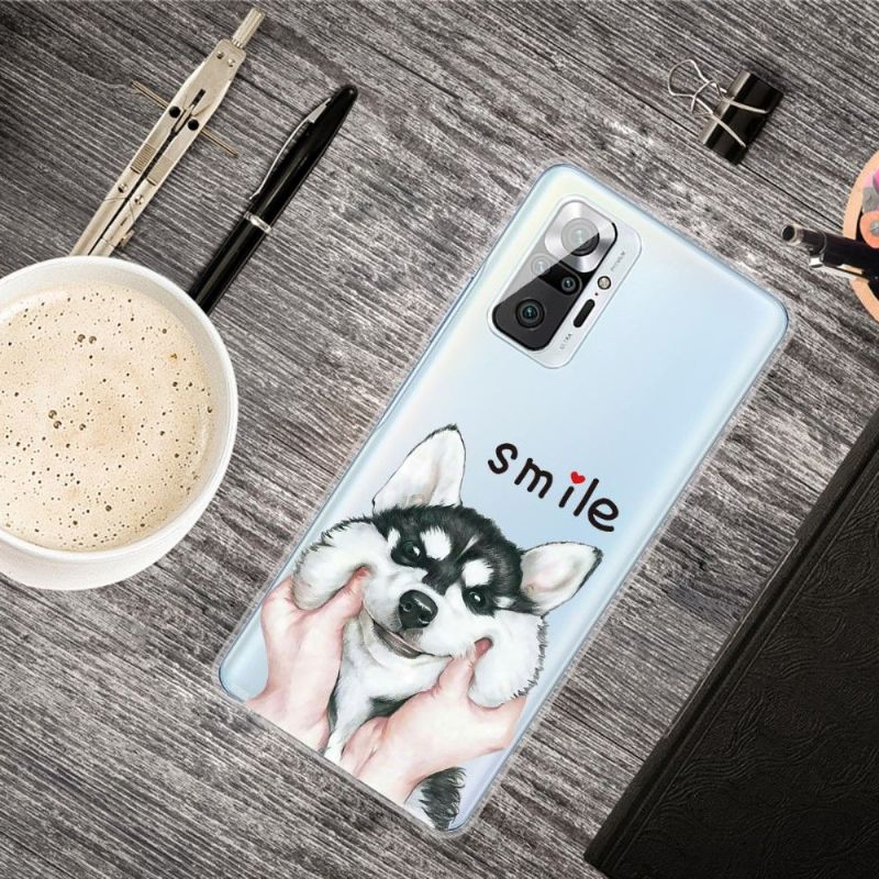 Deksel Til Xiaomi Redmi Note 10 Pro Anti-fall Smile Dog