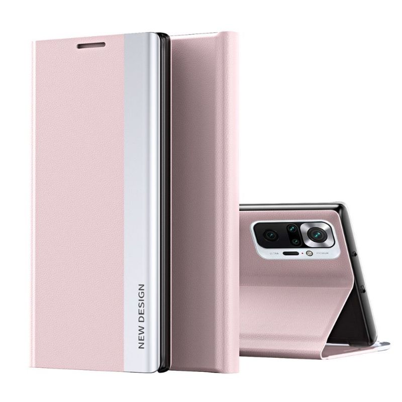 Etui Til Xiaomi Redmi Note 10 Pro Business Skinneffektmagnet