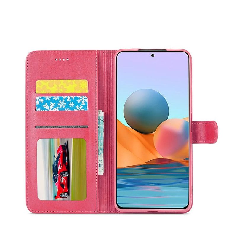 Etui Til Xiaomi Redmi Note 10 Pro Folio Deksel Skinneffekt Lc.imeeke