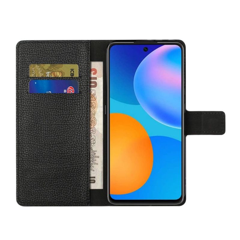 Folio Deksel Til Xiaomi Redmi Note 10 Pro Skinnstil Med Litchi-skinneffekt