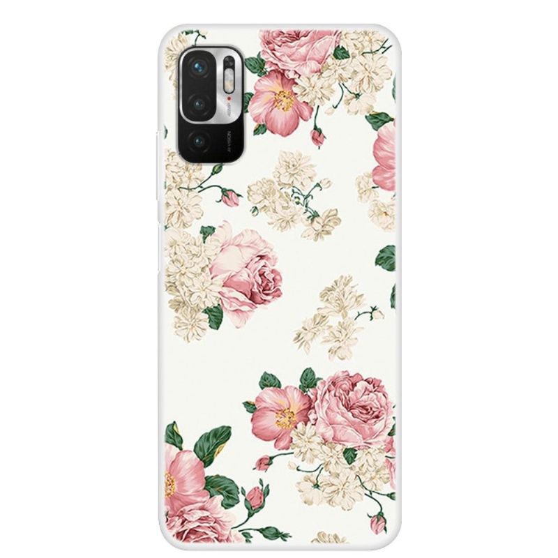 Deksel Til Xiaomi Redmi Note 10 5G / Poco M3 Pro Blomster