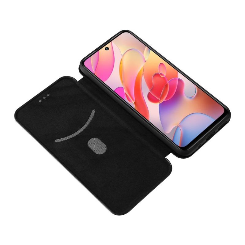 Folio Deksel Til Xiaomi Redmi Note 10 5G / Poco M3 Pro Carbon Fiber Leathette