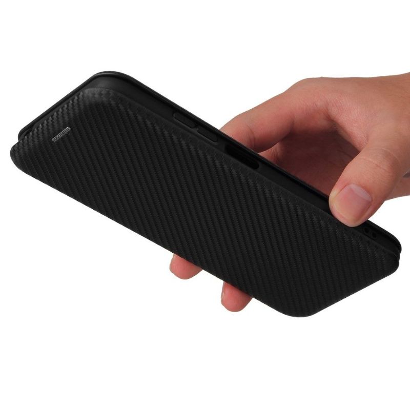 Folio Deksel Til Xiaomi Redmi Note 10 5G / Poco M3 Pro Carbon Fiber Leathette