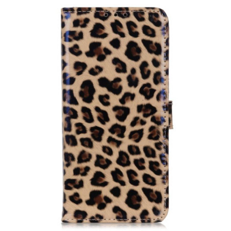 Folio Deksel Til Xiaomi 13 Lite Leopard