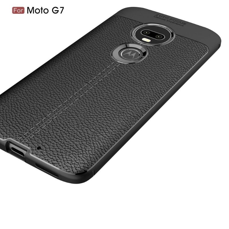 Deksel Til Motorola Moto G7 Finishing Gel I Kunstskinn