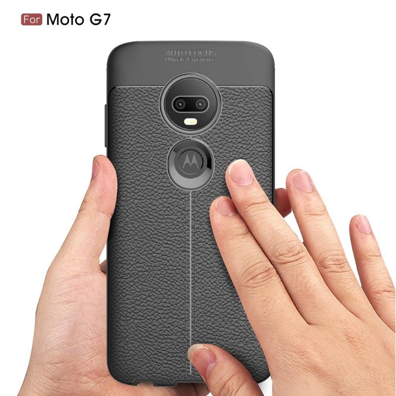 Deksel Til Motorola Moto G7 Finishing Gel I Kunstskinn