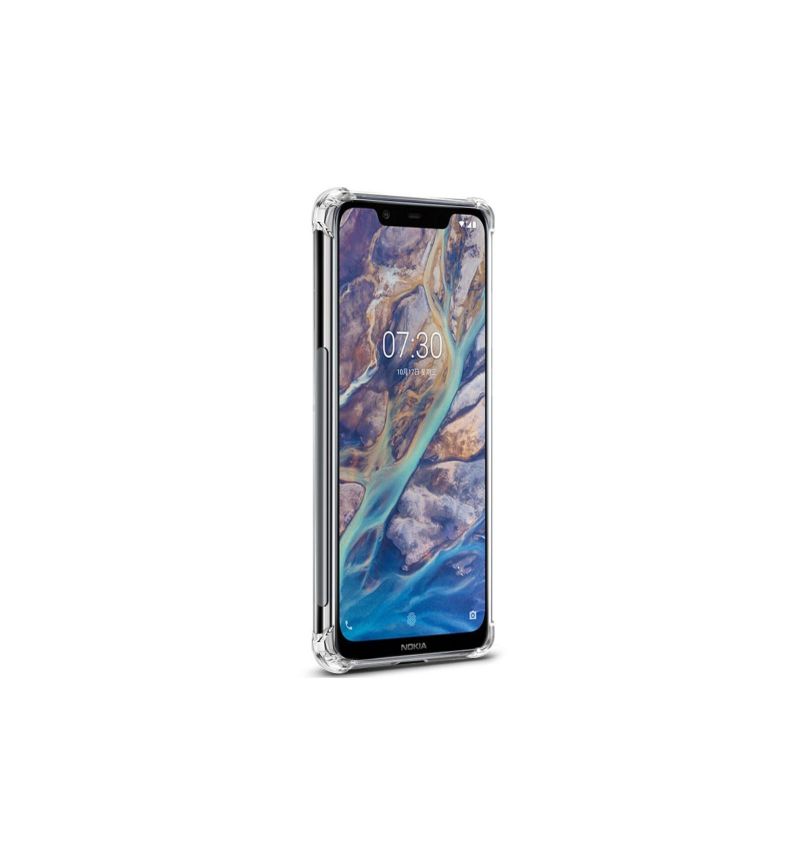 Deksel Til Nokia 8.1 Transparent Klassebeskyttelse