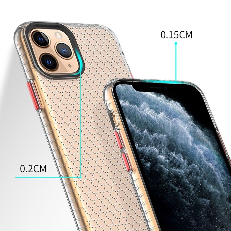 Deksel Til iPhone 11 Pro Anti-fall Silikon Honeycomb