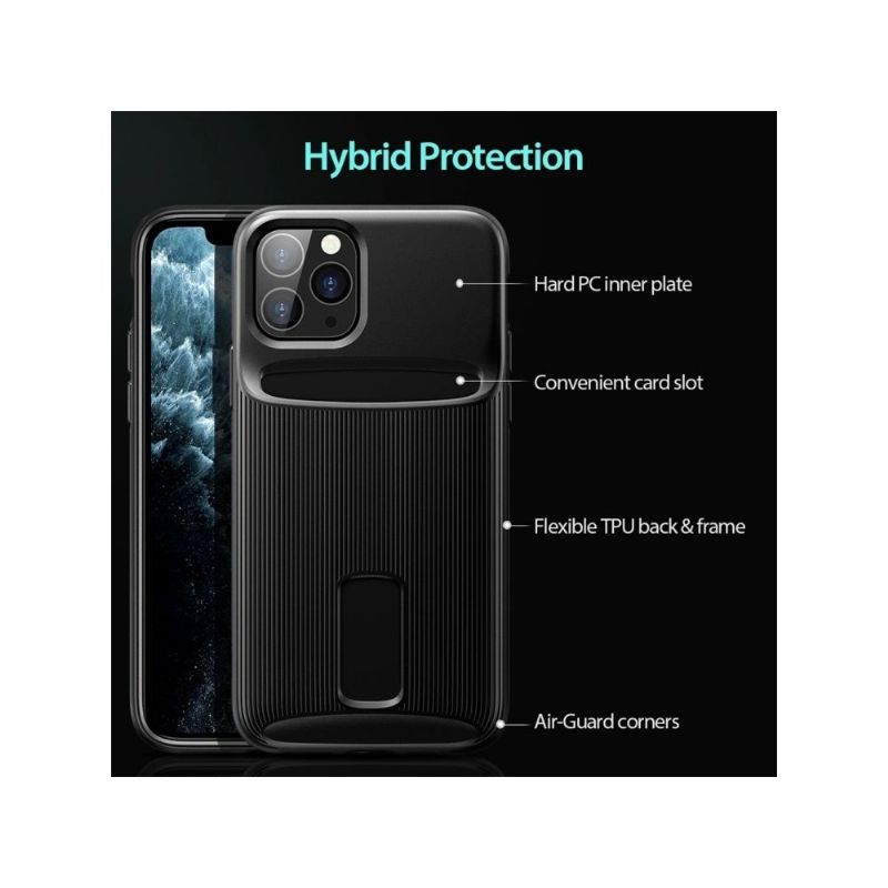 Deksel Til iPhone 11 Pro Armor Series Kortholder