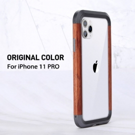 Deksel Til iPhone 11 Pro Tre Og Metall