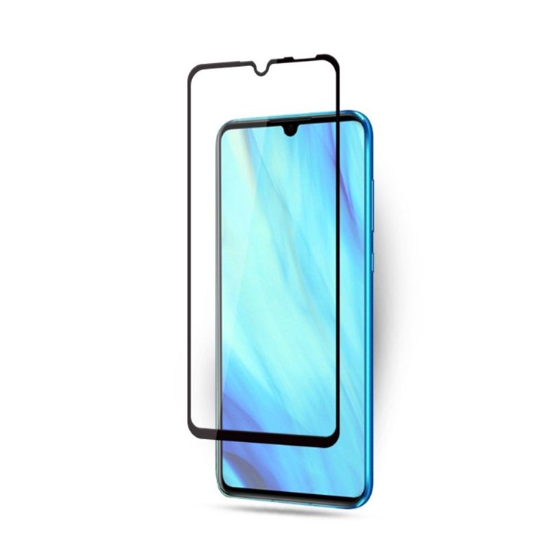 Huawei P30 - Skjermbeskytter I Herdet Glass I Full Størrelse - Svart