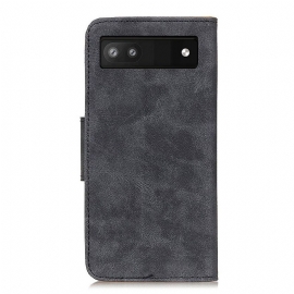 Case Til Google Pixel 6a Edouard Faux Leather Vintage