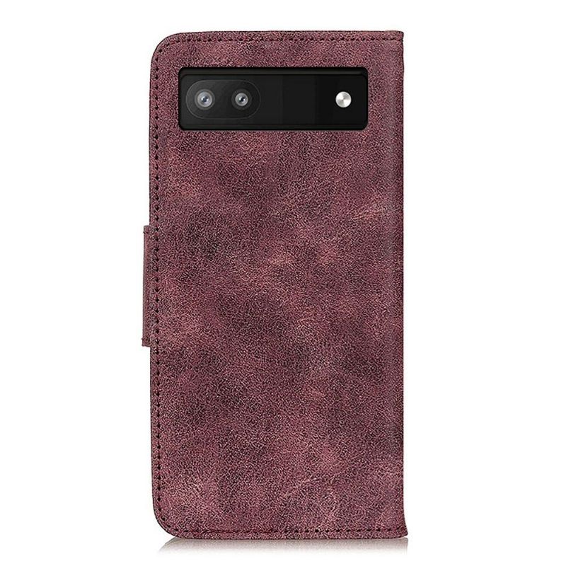 Case Til Google Pixel 6a Edouard Faux Leather Vintage