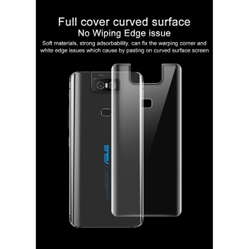 Asus Zenfone 6 - 2 Hydrogel-Ryggbeskyttelsesfilmer