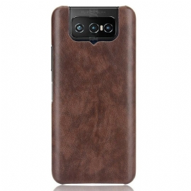 Deksel Til Asus Zenfone 7 / 7 Pro Litchi Skinneffekt