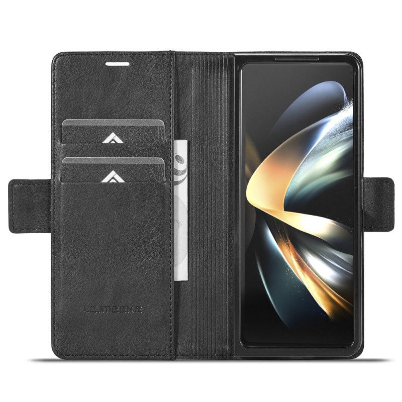 Folio Deksel Samsung Galaxy Z Fold 5 Rfid Leather Style Lc.imeeke