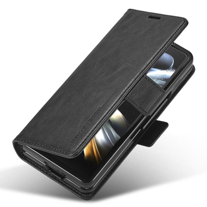 Folio Deksel Samsung Galaxy Z Fold 5 Rfid Leather Style Lc.imeeke