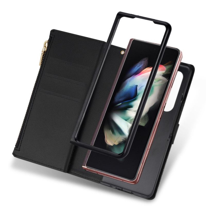 Folio Deksel Til Samsung Galaxy Z Fold 5 Paljetter Lommebok