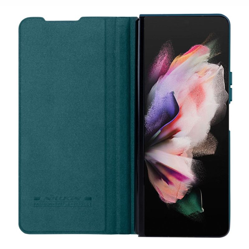 Lærdeksel Folio Deksel Samsung Galaxy Z Fold 5 Nillkin Kunstskinn