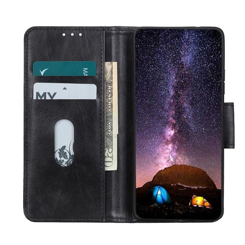 Etui Til Xiaomi Redmi Note 8 2021 Anti-fall Folio Deksel Foliostativ I Kunstskinn