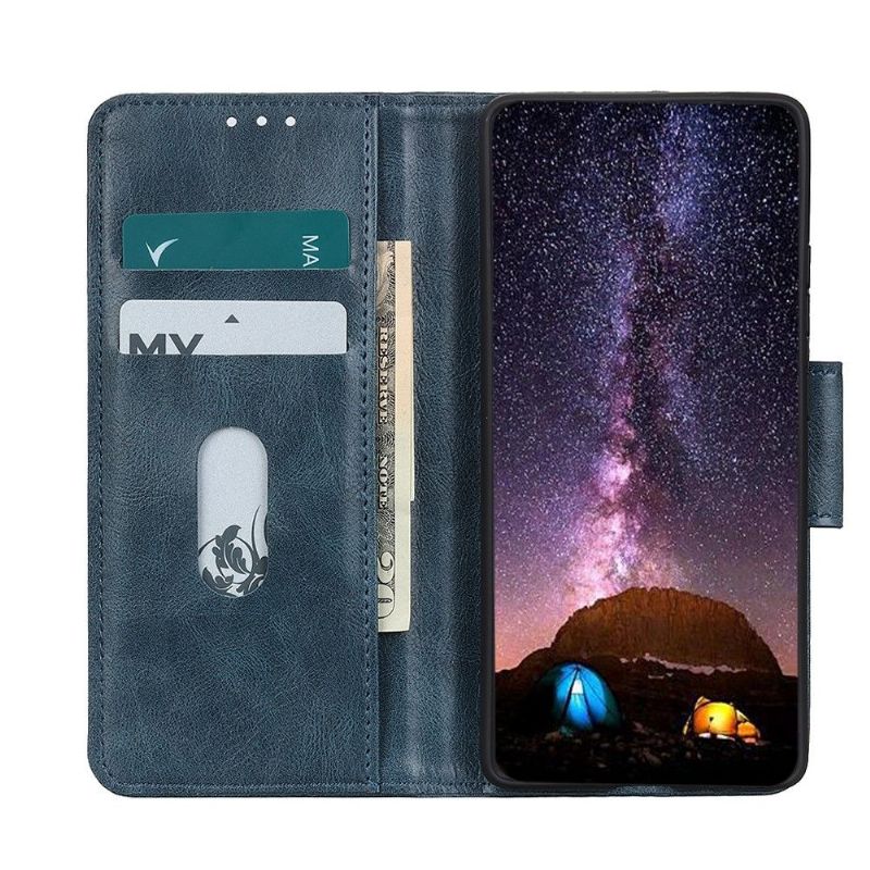 Etui Til Xiaomi Redmi Note 8 2021 Anti-fall Folio Deksel Foliostativ I Kunstskinn