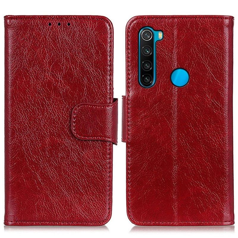 Folio Deksel Til Xiaomi Redmi Note 8 2021 Eldret Skinnstil