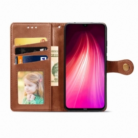 Folio Deksel Til Xiaomi Redmi Note 8 2021 Indila Kortholder I Kunstskinn