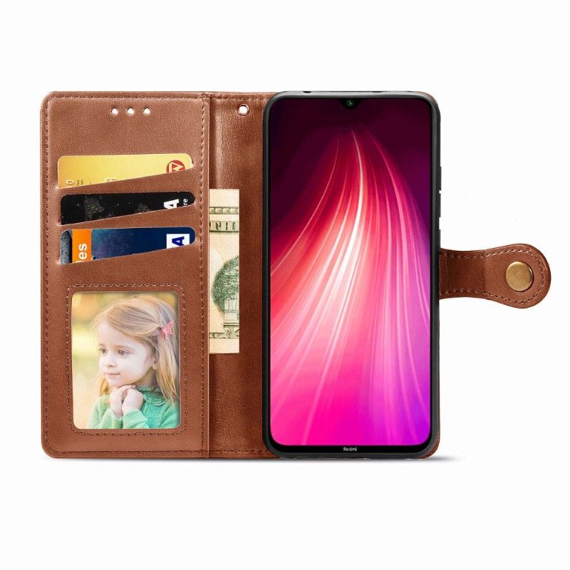 Folio Deksel Til Xiaomi Redmi Note 8 2021 Indila Kortholder I Kunstskinn