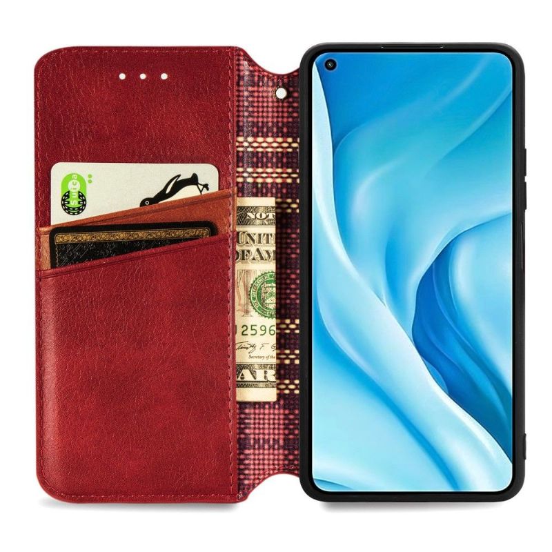 Folio Deksel Til Xiaomi Mi 11 Lite 5G NE / Mi 11 Lite / Mi 11 Lite 5G Kub Design Kortholder