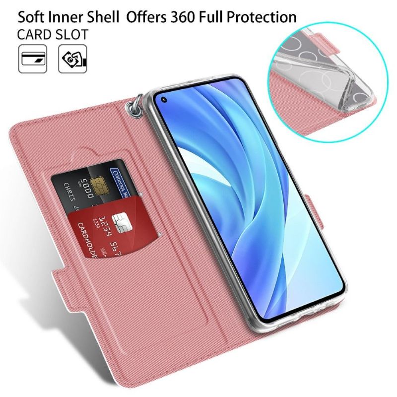 Folio Deksel Til Xiaomi Mi 11 Lite 5G NE / Mi 11 Lite / Mi 11 Lite 5G Victoria Style Leather