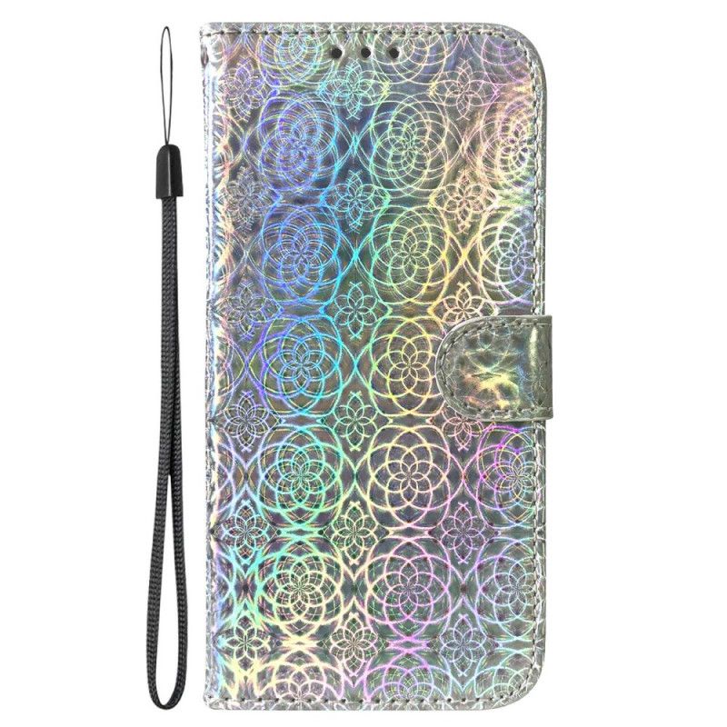 Folio Deksel Realme 12 Pro / 12 Pro Plus Strappy Disco Style