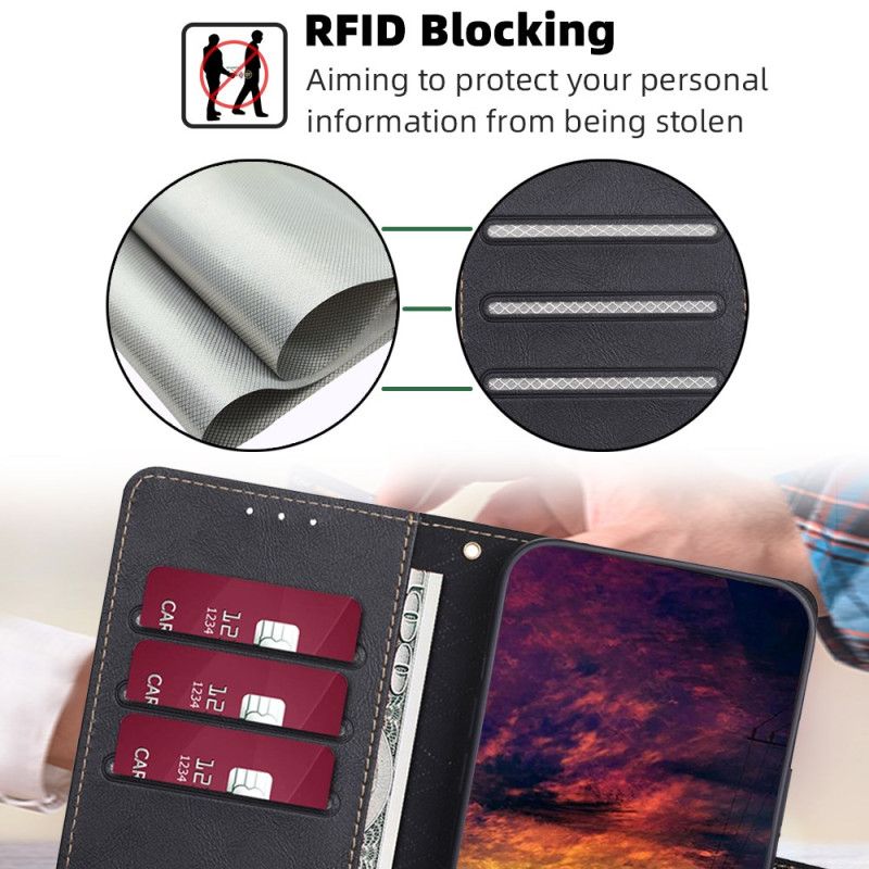 Folio Deksel Huawei Pura 70 Magnetisk Lommebok Og Rfid-blokkering