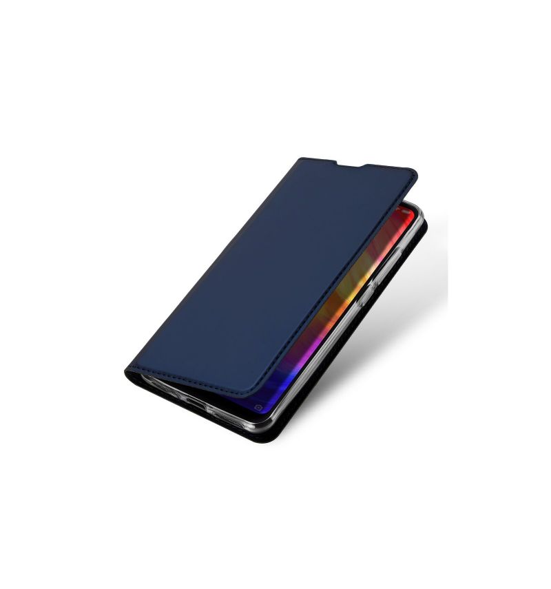 Etui Til Xiaomi Redmi Note 7 Business Imitert Skinn