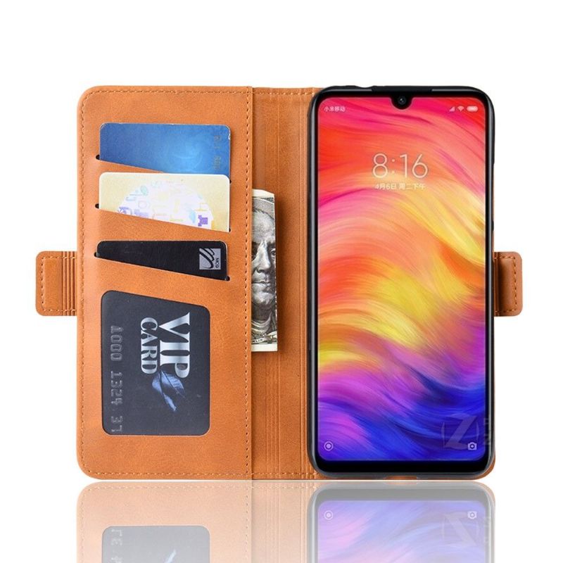 Etui Til Xiaomi Redmi Note 7 Lommebok Deksel I Matt Skinn