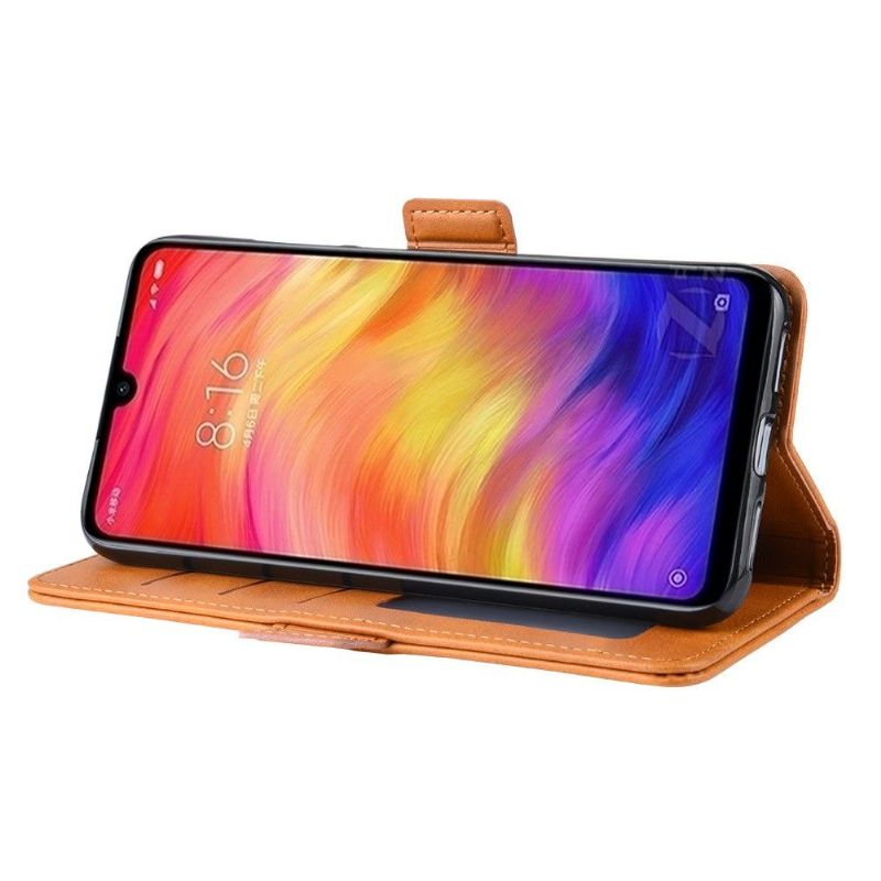 Etui Til Xiaomi Redmi Note 7 Lommebok Deksel I Matt Skinn