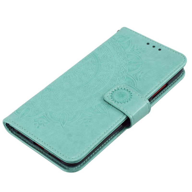 Etui Til Xiaomi Redmi Note 7 Med Sun Mandala Nøkkelbånd