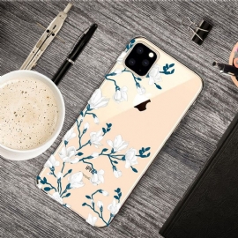 Deksel Til iPhone 11 Pro Max Hvite Blomster