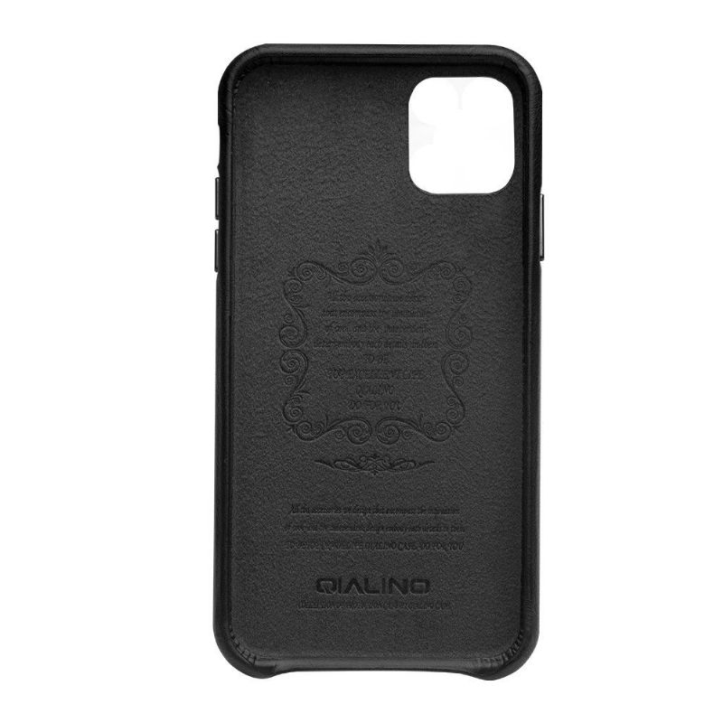 Deksel Til iPhone 11 Pro Max Qialino Premium Leather