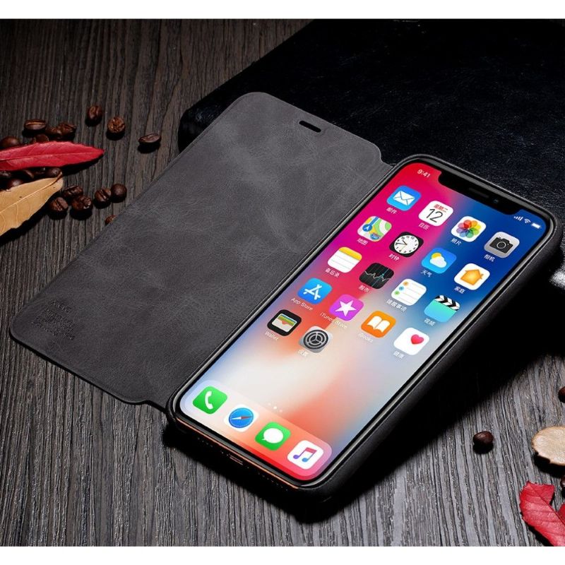 Folio Deksel Til iPhone 11 Pro Max Anti-fall X-level Style Leather