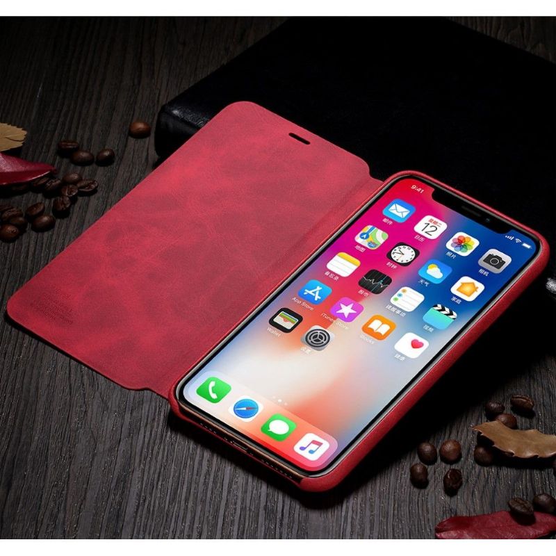 Folio Deksel Til iPhone 11 Pro Max Anti-fall X-level Style Leather