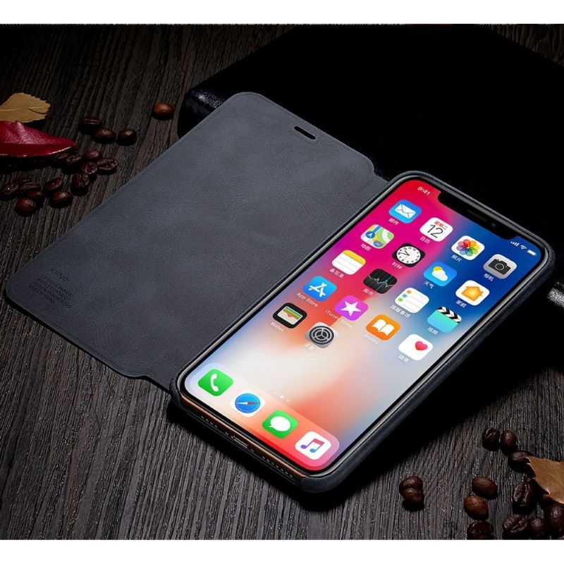 Folio Deksel Til iPhone 11 Pro Max Anti-fall X-level Style Leather