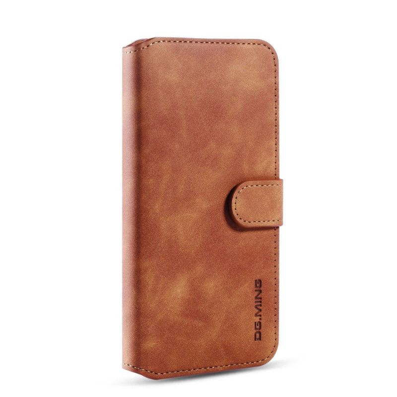 Folio Deksel Til Xiaomi Redmi Note 8 Anti-fall Dg Ming Retro Style Leather