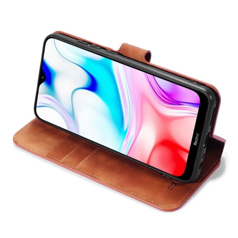 Folio Deksel Til Xiaomi Redmi Note 8 Anti-fall Dg Ming Retro Style Leather