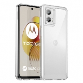 Mobildeksel Til Moto G73 5G Gjennomsiktig Hybrid