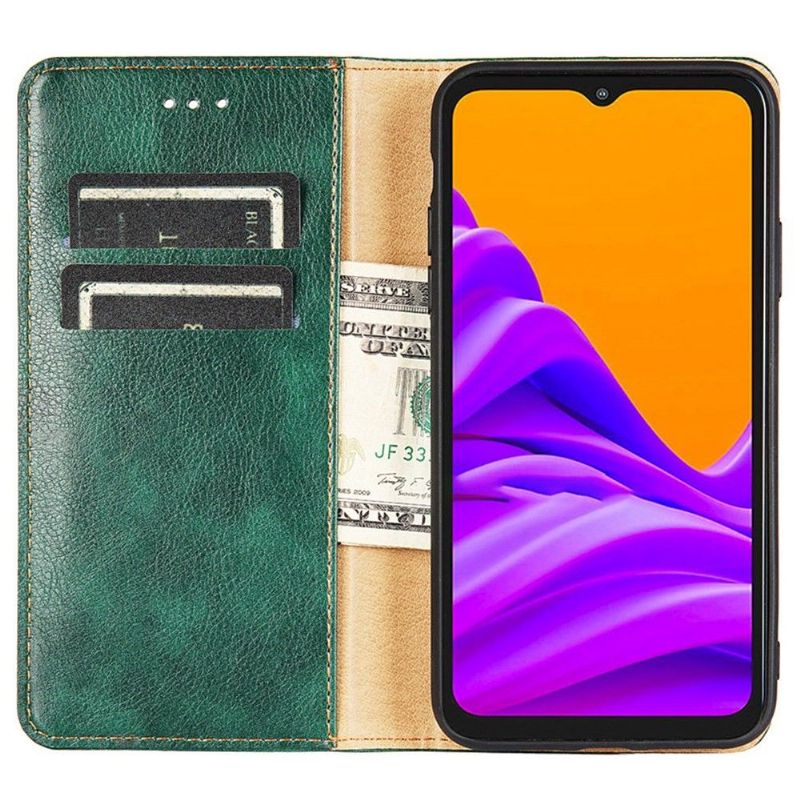 Beskyttelse Deksel Til Samsung Galaxy M13 Originalitet Folio Deksel Rent Kunstskinn