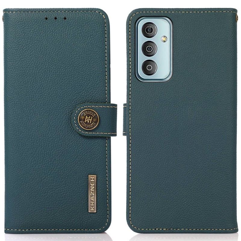 Folio Deksel Til Samsung Galaxy M13 Khazneh Classic Leather