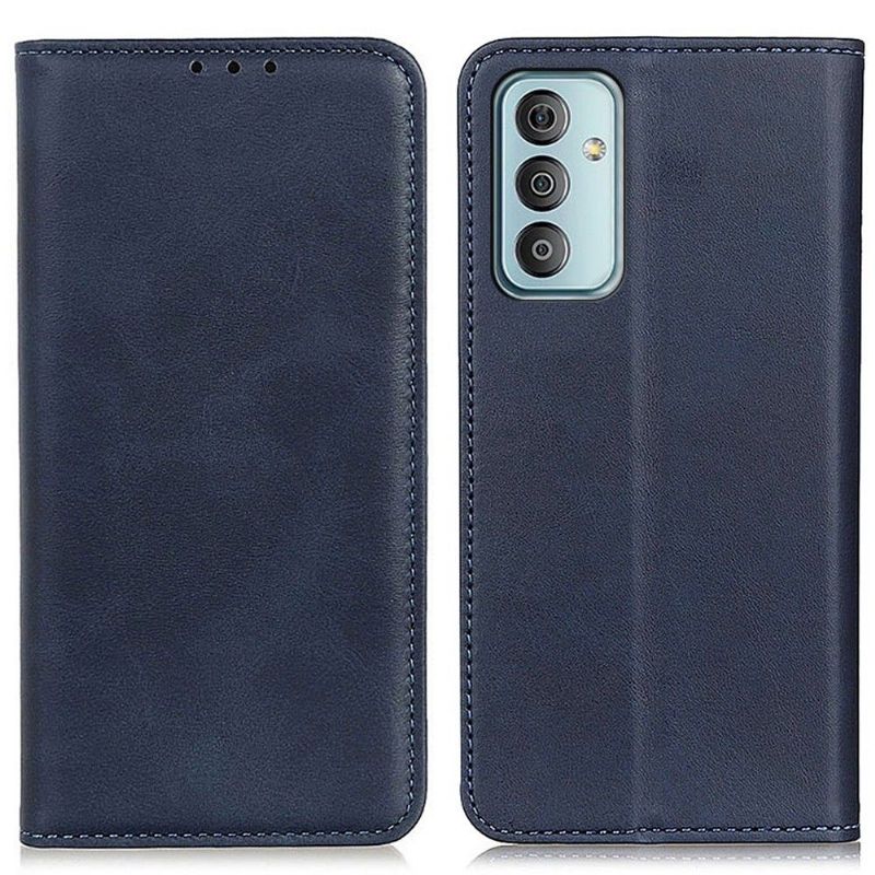 Folio Deksel Til Samsung Galaxy M13 Lærdeksel Simone Flip Aged Faux Leather