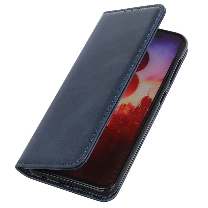 Folio Deksel Til Samsung Galaxy M13 Lærdeksel Simone Flip Aged Faux Leather