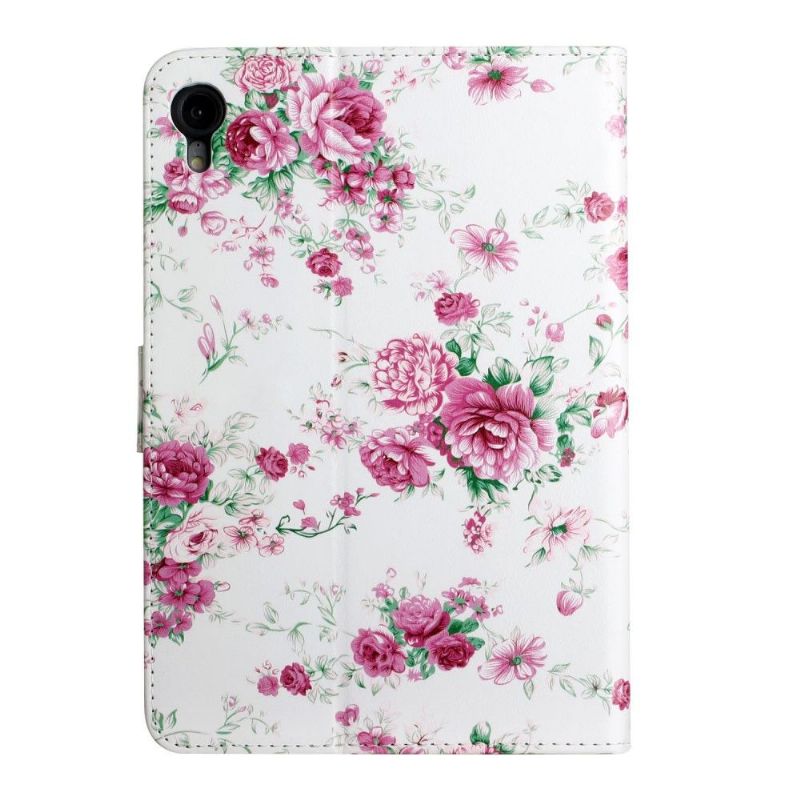 iPad Mini 6-Deksel (2021) Rosa Blomster