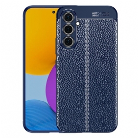 Deksel Til Samsung Galaxy A54 5G Dobbel Linje Litchi Leather Effect